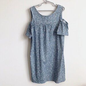 NWT Tea Collection Floral Cold Shoulder Dress, Size 10 years